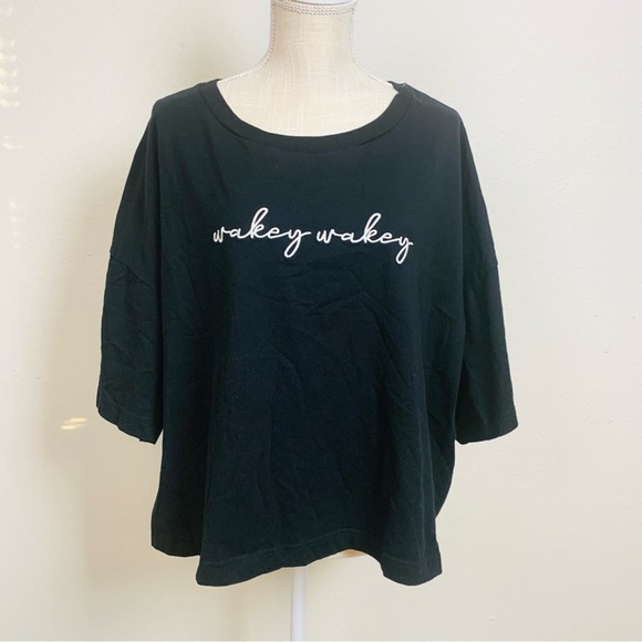 Wakey Wakey Black Top - Picture 3 of 9